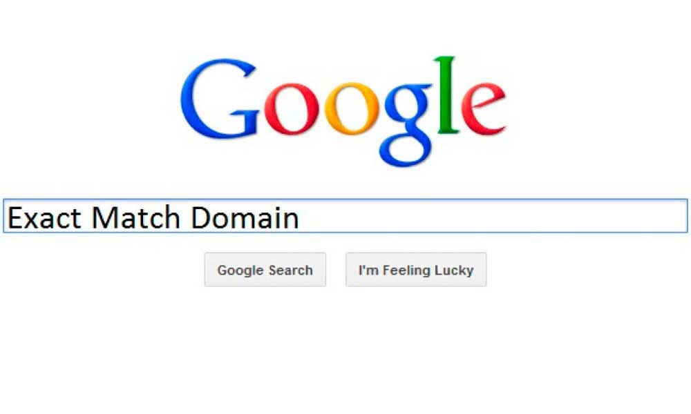 Qué es EMD, el Exact Match Domain