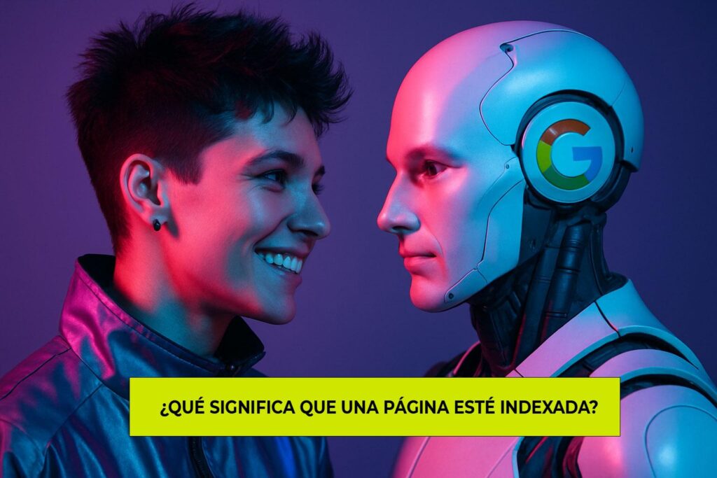 Página web indexada en Google