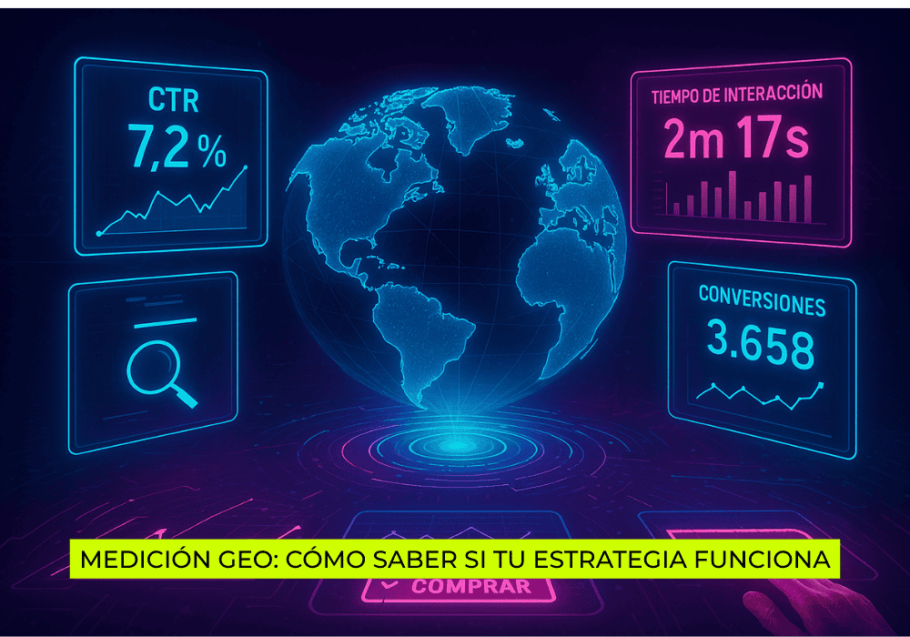 Medición GEO cómo saber si tu estrategia funciona