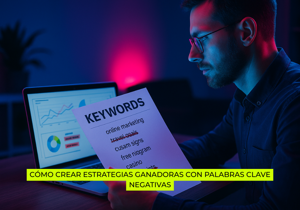 estrategia palabras clave negativa