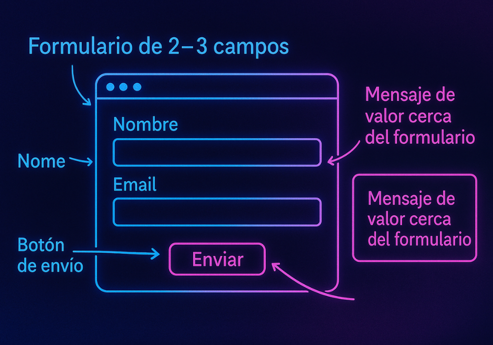 formulario de landing page efectiva