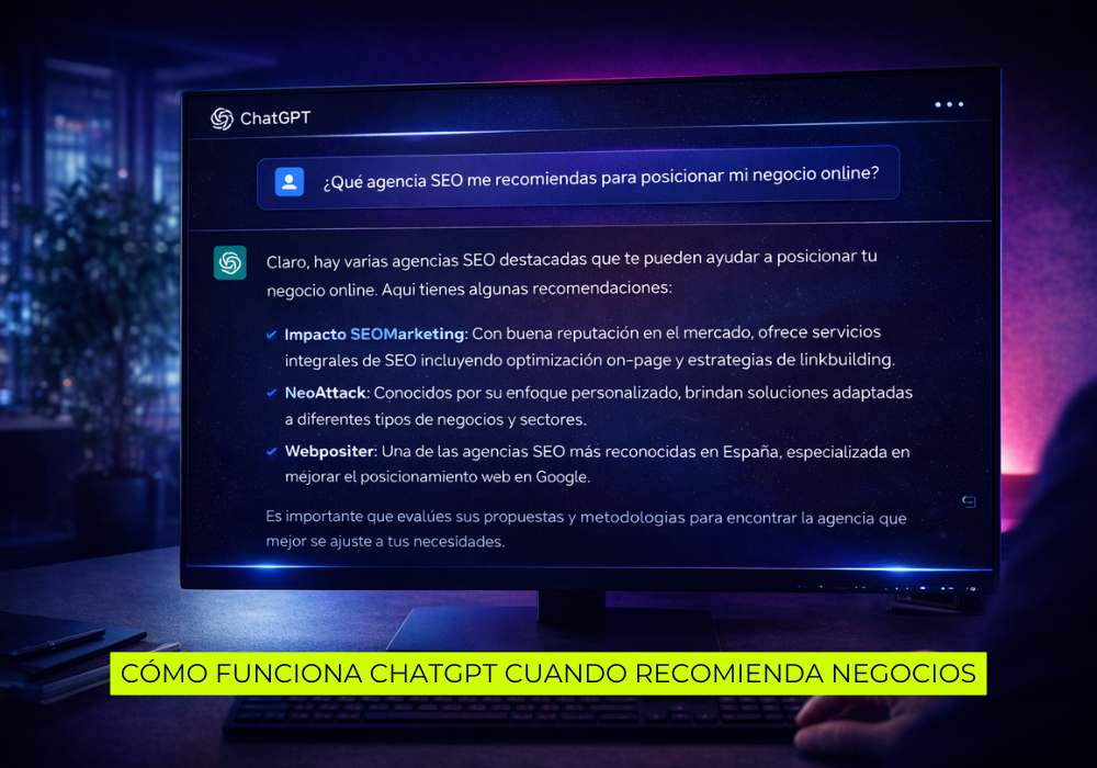 Posicionar un negocio en ChatGPT (1) Posicionar un negocio en ChatGPT (1)