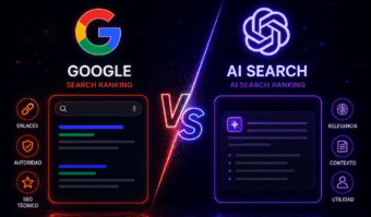 Google vs AI Search Ranking 2026: La Gran Desconexión que Está Cambiando el Marketing Google vs AI Search Ranking 2026