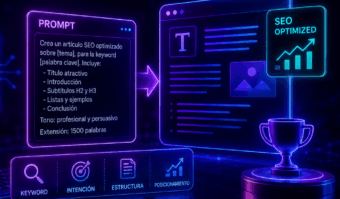 Prompt engineering para SEO: cómo usar IA para crear contenido que posicione Prompt engineering para SEO