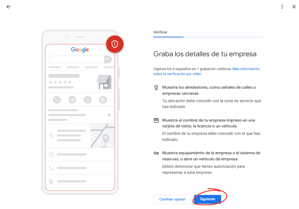 Video de verificación de Google Consejos y pasos (3) Video de verificación de Google Consejos y pasos (3)