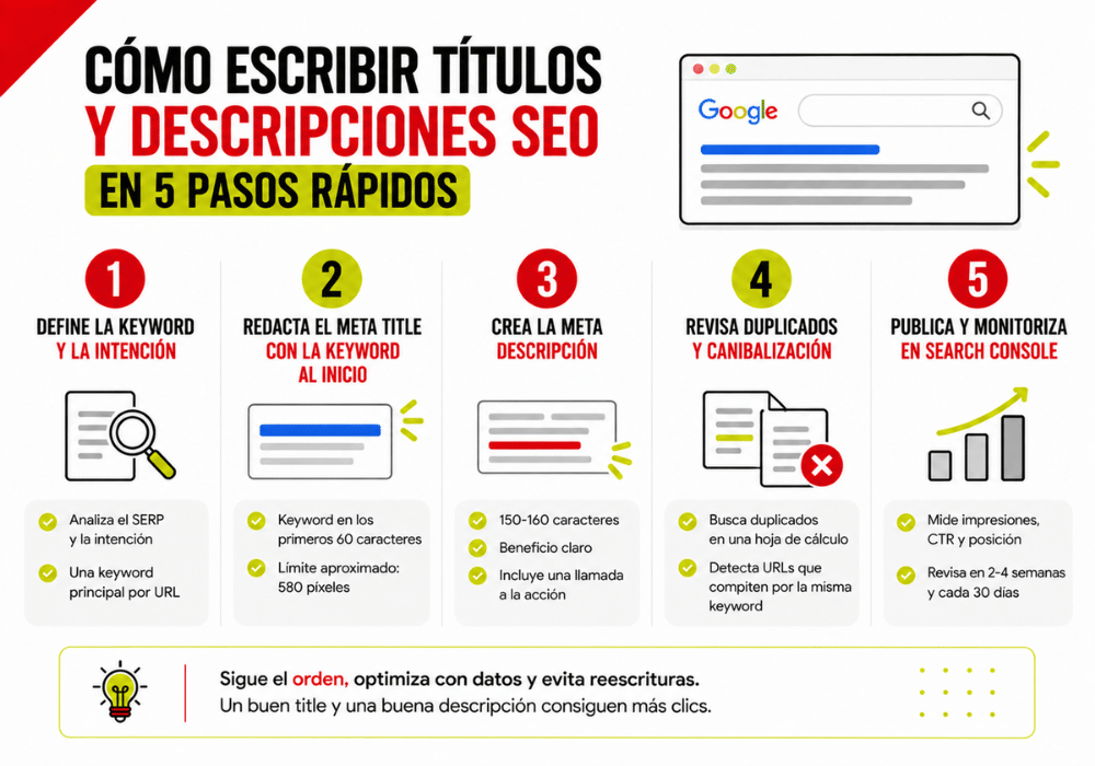 Optimizar meta títulos y descripciones guía paso a paso (1) Optimizar meta títulos y descripciones guía paso a paso (1)